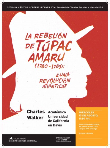 Afiche Segunda Catedra Charles Walker